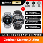 New  Stratos 2 Ultra GPS Smart Watch Built-In Compass Barometric Altimeter Dual-Band GNSS Voice Calling Smartwatch 10 ATM