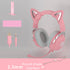 Head-Mounted Gaming Gaming Cute Girls Wired Computer Headset
