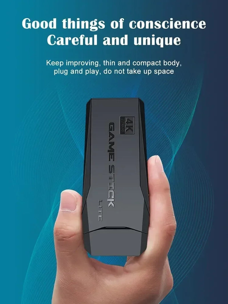 M8 Retro Video Game Console 2.4G Wireless Console Game Retro Game Stick 4K 10000 Games Portable Dendy Game Console for TV