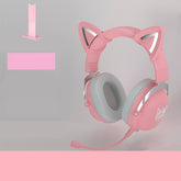 Head-Mounted Gaming Gaming Cute Girls Wired Computer Headset
