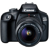 Canon EOS 4000D / Rebel T100 DSLR Camera + EF-S 18-55Mm Lens + Sandisk 64GB Memory Card +  Bundle (International Model)